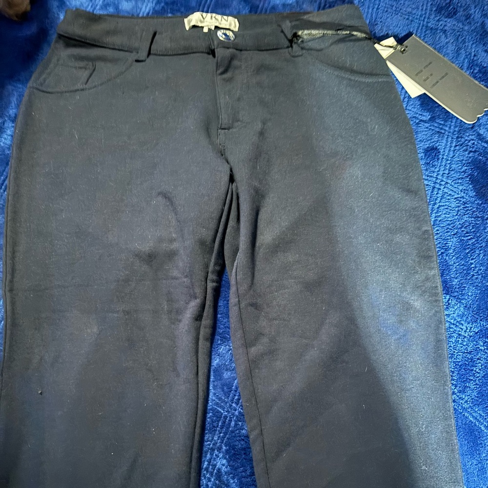 NWT Women’s size M navy blue slacks